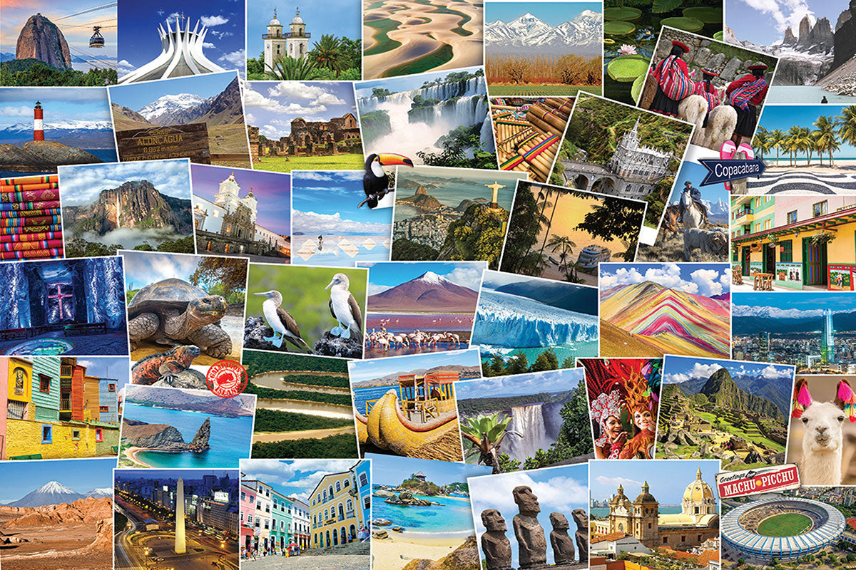Globetrotter South America 1000-Piece Puzzle