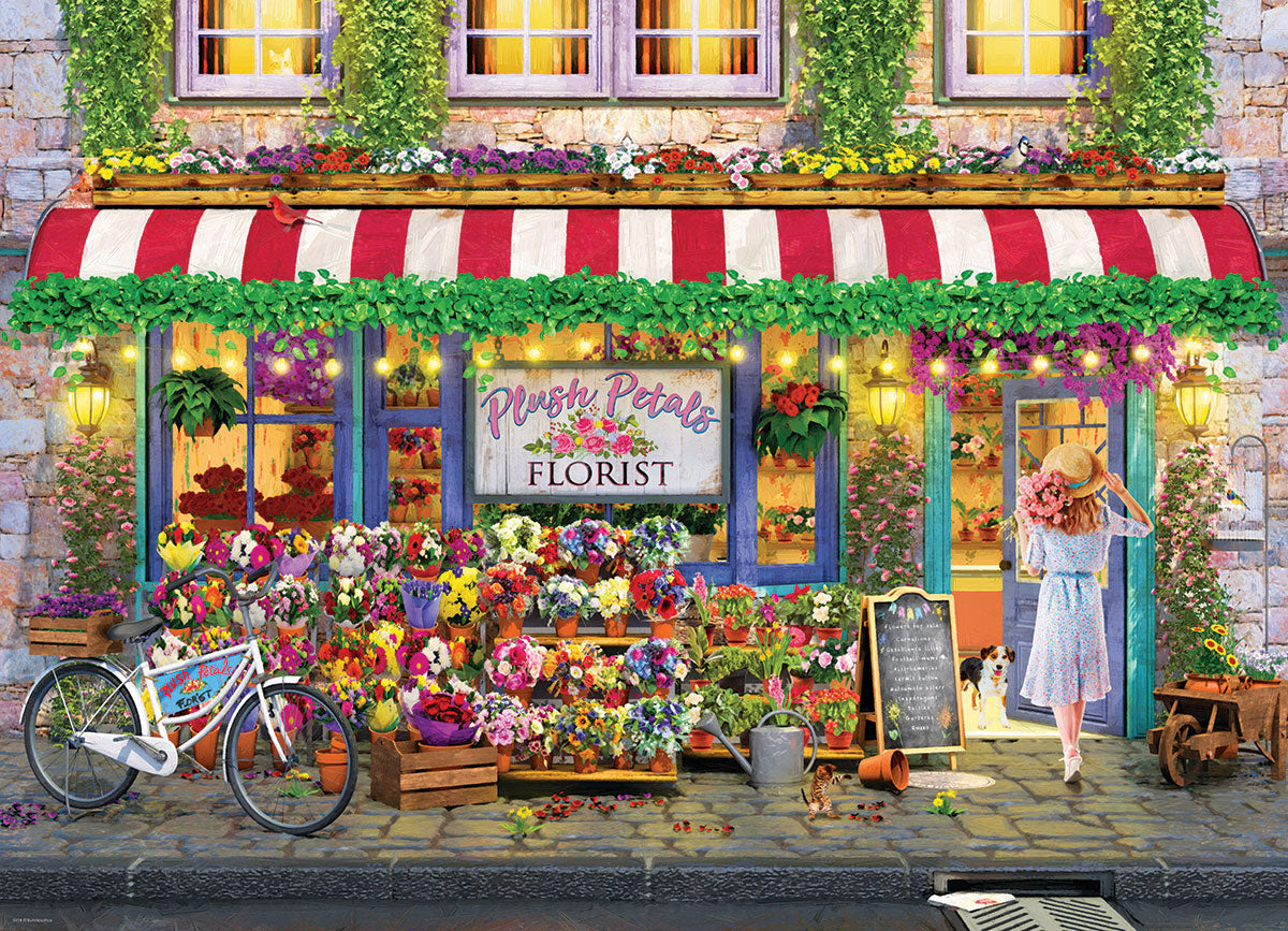 Plush Petals Florist 1000-Piece Puzzle
