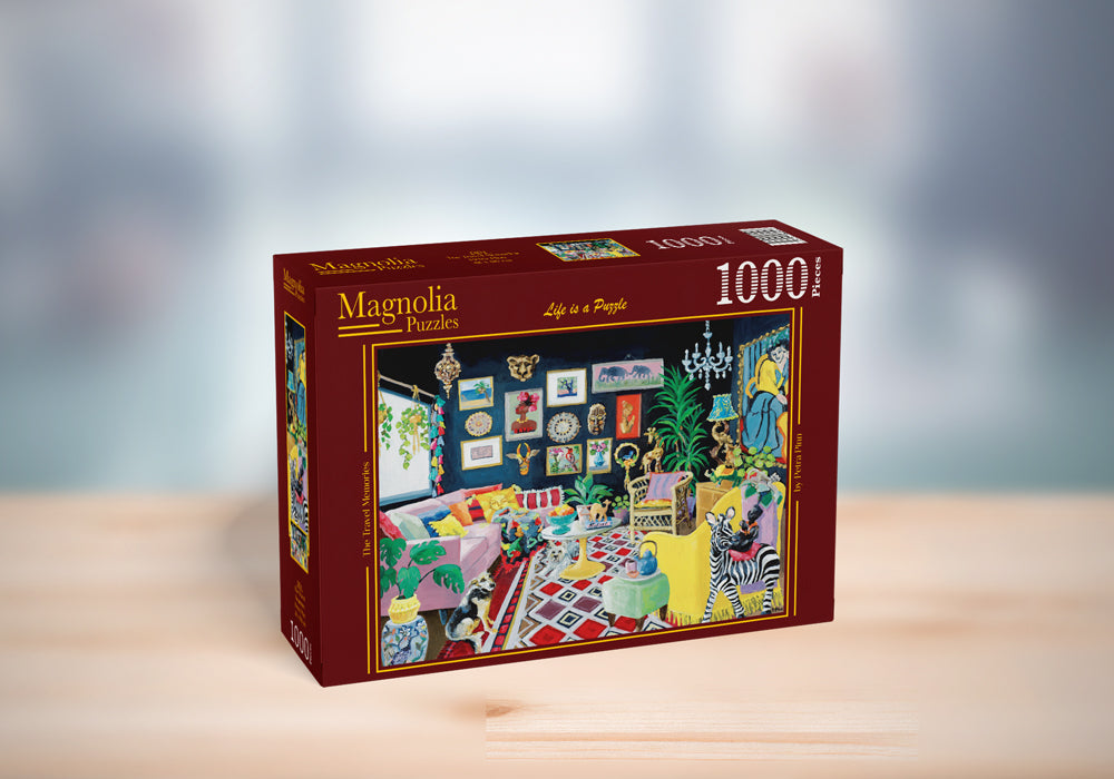 Puzzle 1000 pièces Souvenirs de voyage