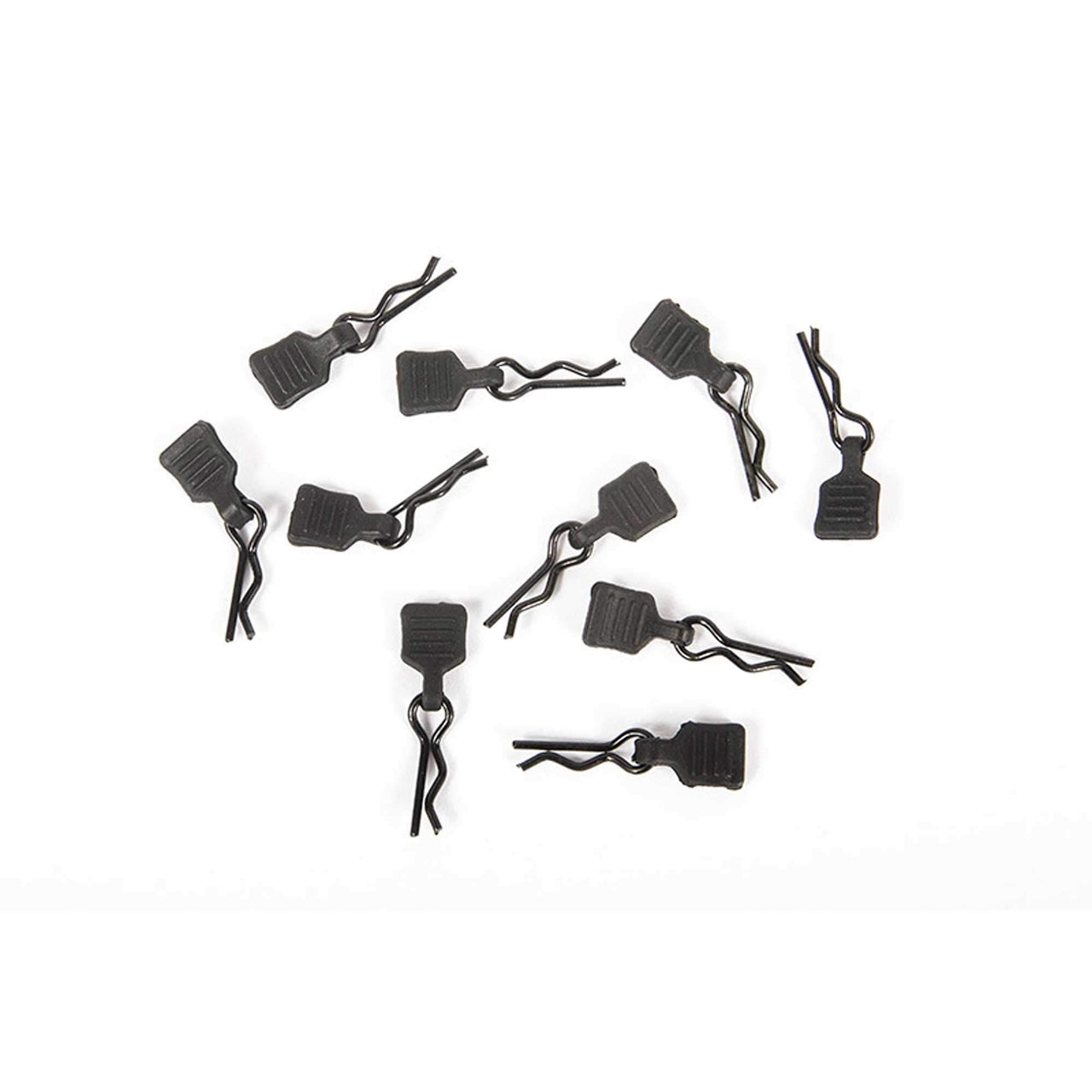 AXI206000 Axial 3mm Body Clip w/Tab, Black (10pc)