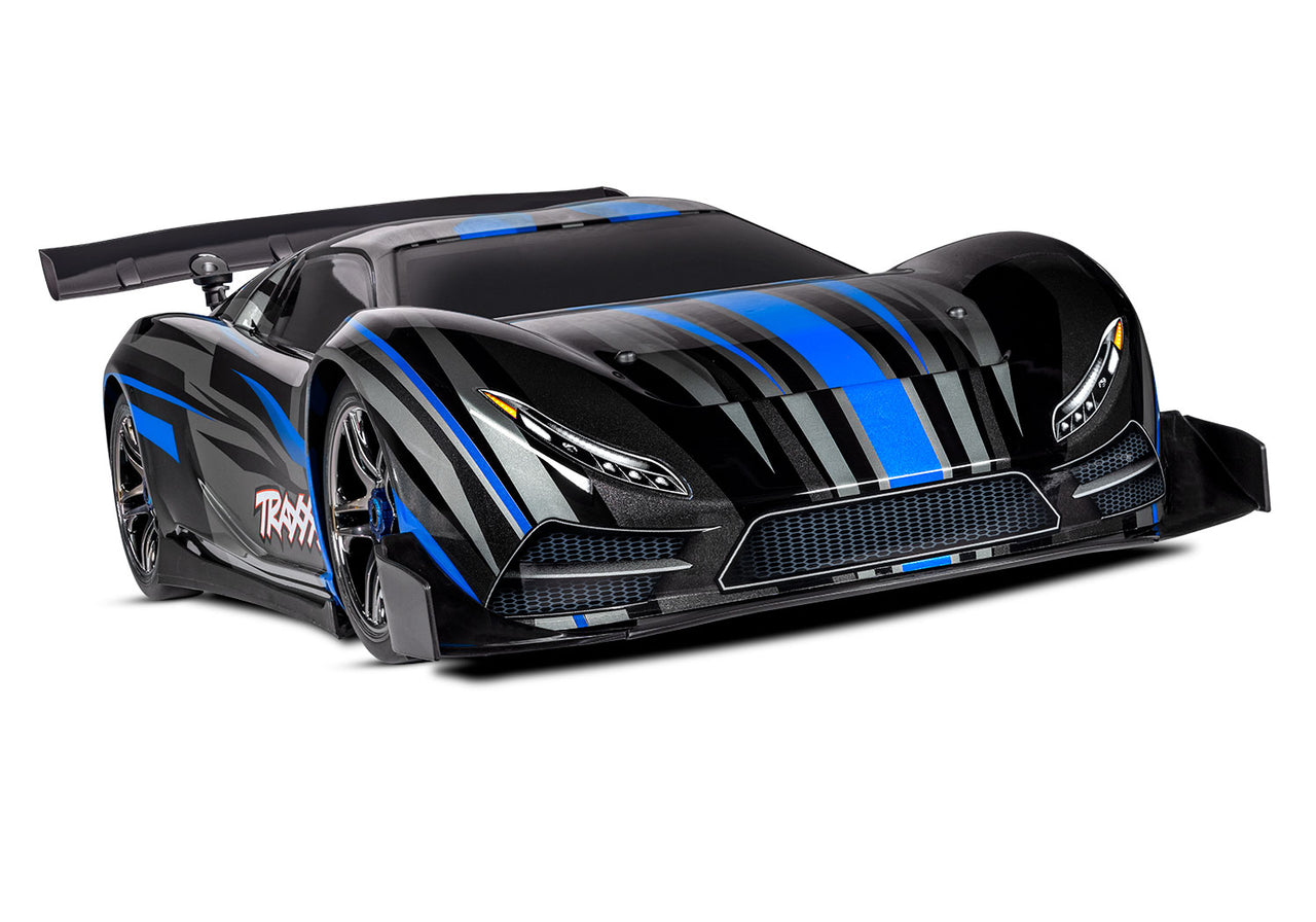 64077-3BLUEX Traxxas XO-1 - 1/7 RTR Électrique 4WD On Road Bleu