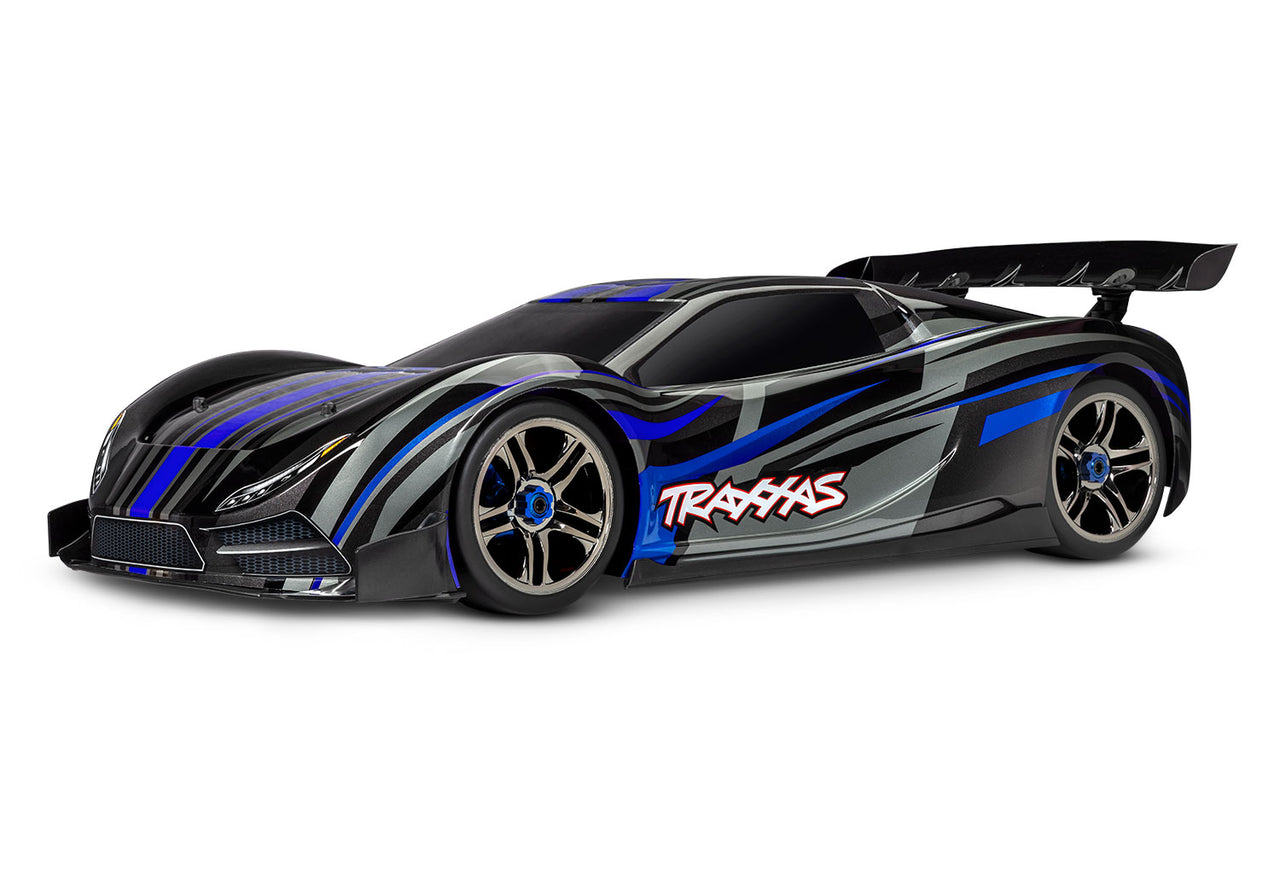 64077-3BLUEX Traxxas XO-1 - 1/7 RTR Électrique 4WD On Road Bleu