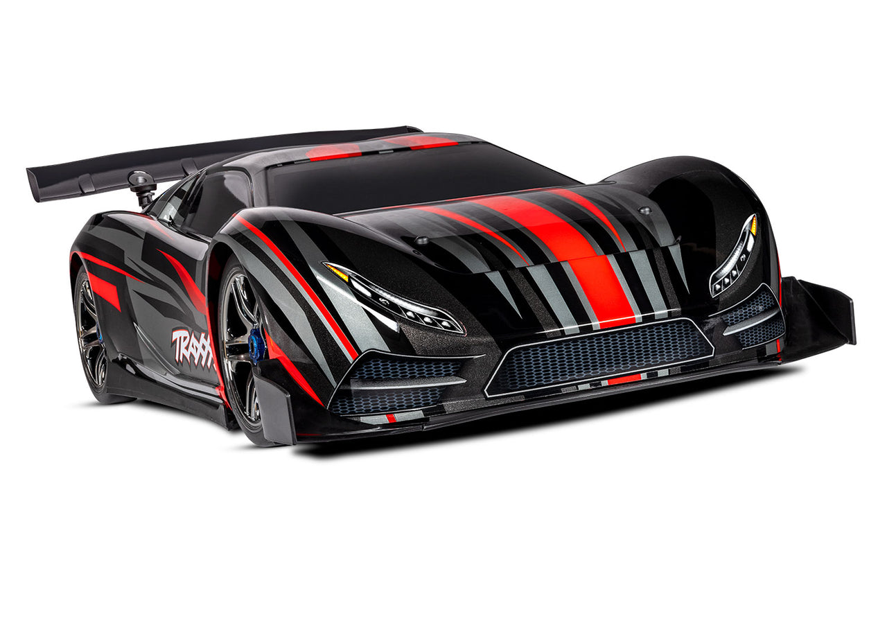 64077-3REDX Traxxas XO-1 1/7 RTR Électrique 4WD On Road Rouge