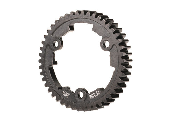 6442 Traxxas Spur Gear 46T Acero endurecido mecanizado Cara ancha Mod 1.0 