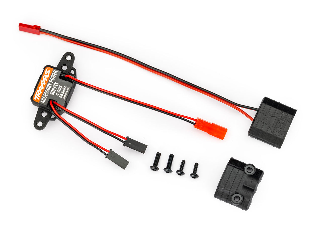 6588X Traxxas Power Supply 3V 3-amp with Power Tap