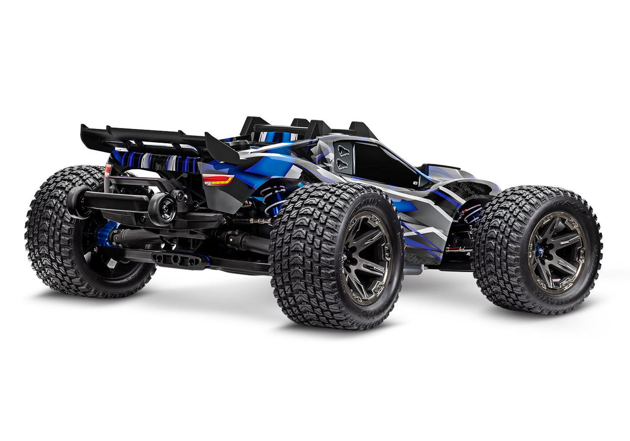 67097-4BLUE Traxxas Rustler 4X4 Ultimate - Bleu