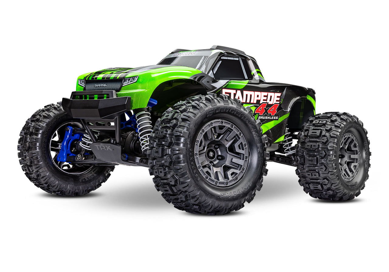 67154-4GREEN Traxxas Stampede 1/10 4X4 BL-2s Monster Truck sin escobillas RTR-Grn