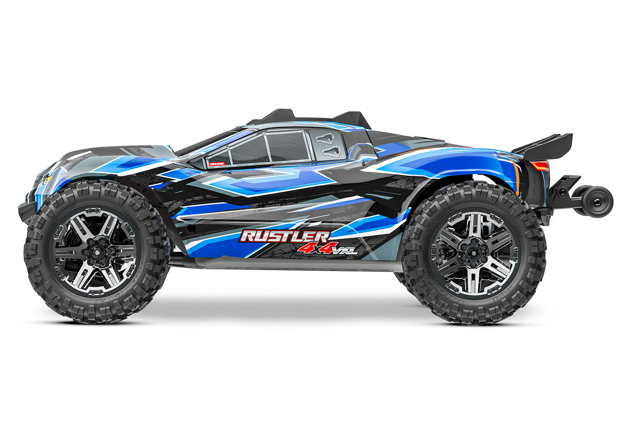 67376-4 Traxxas Rustler VXL Brushless 4X4 1/10 Stadium Truck - Blue