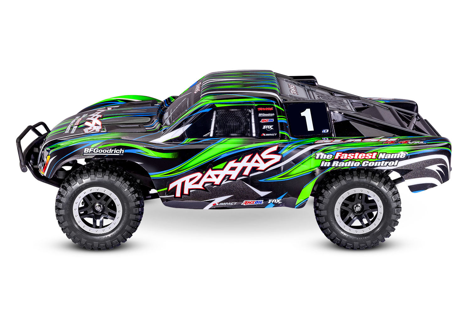 68386-4GREEN Traxxas Slash 4X4 1/10 Scale VXL Extreme HD - Green