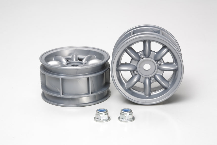 50569 CHÂSSIS M ROUES À 8 RAYONS (2) ARGENT