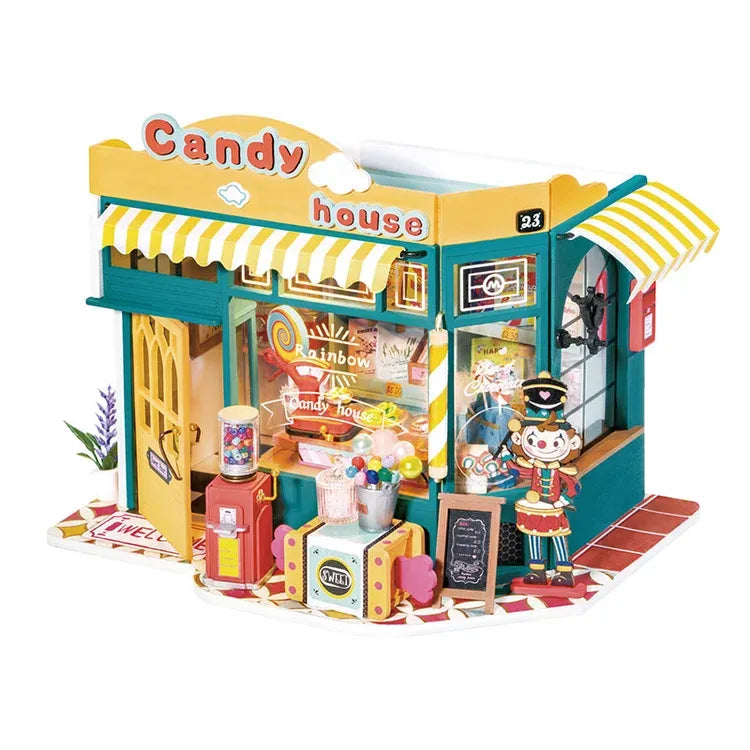 DG158 Rolife Rainbow Candy House DIY Miniature House