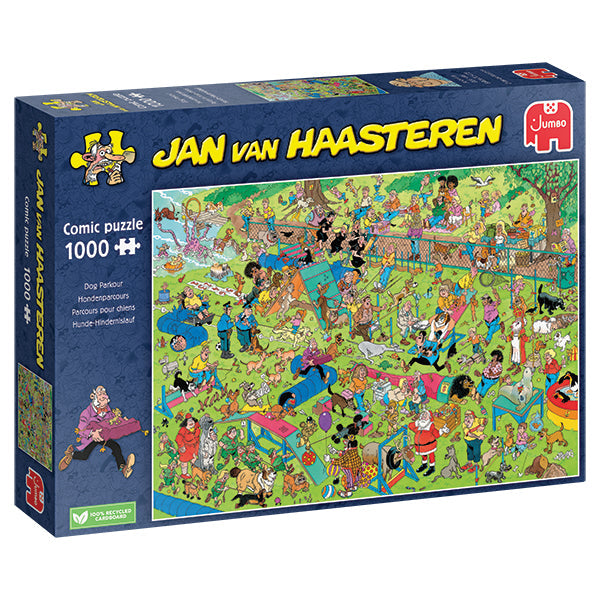 Dog Parkour 1000-Piece Puzzle