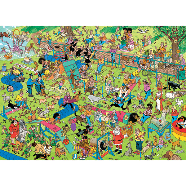 Dog Parkour 1000-Piece Puzzle
