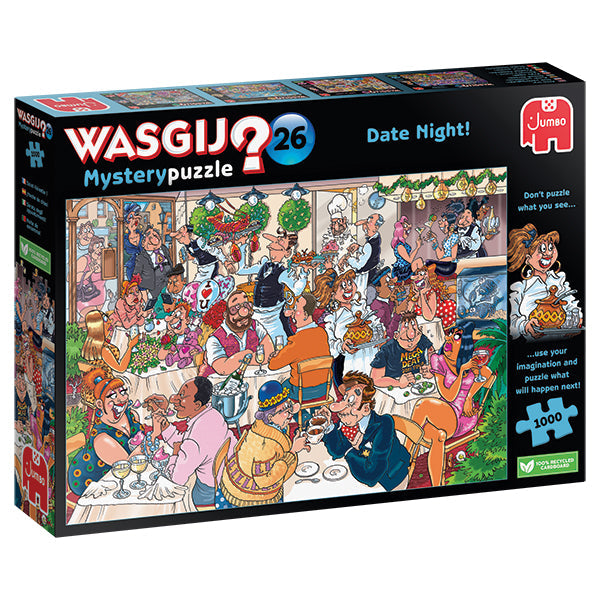 Wasgij - Puzzle 1000 pièces « Soirée en amoureux »