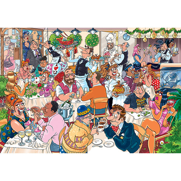 Wasgij - Puzzle 1000 pièces « Soirée en amoureux »