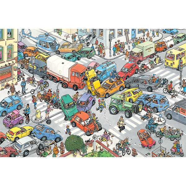Puzzle de 3000 pièces sur le chaos de la circulation