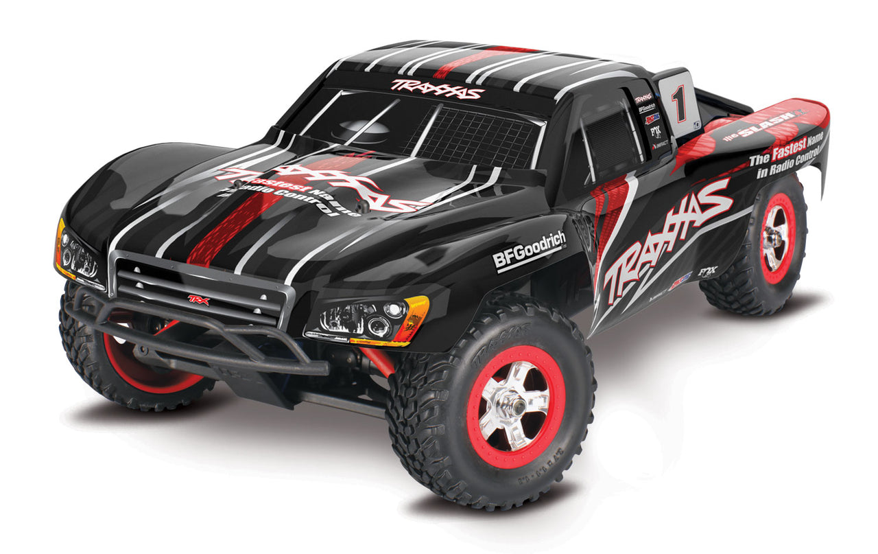70054-8BLACK Traxxas Slash 1/16 4X4 Short Course Racing Truck RTR - Black