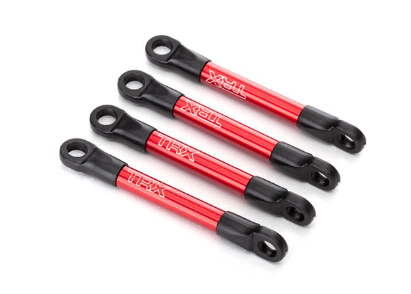 7018X Juego de varillas de empuje de aluminio Traxxas (rojo) (4)