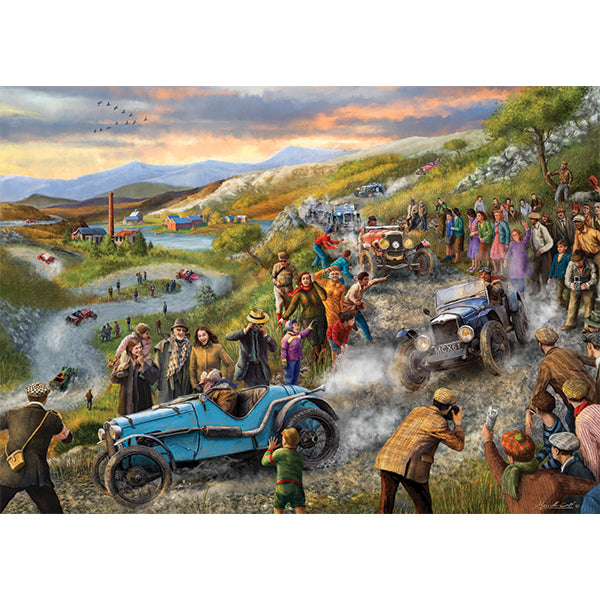 Puzzle de 1000 pièces de rallye de voitures anciennes