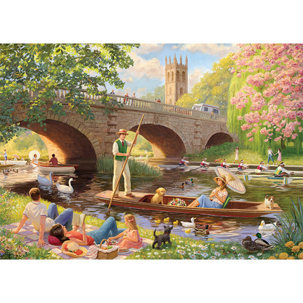 Puzzle 1000 pièces « Navigation sur la rivière »