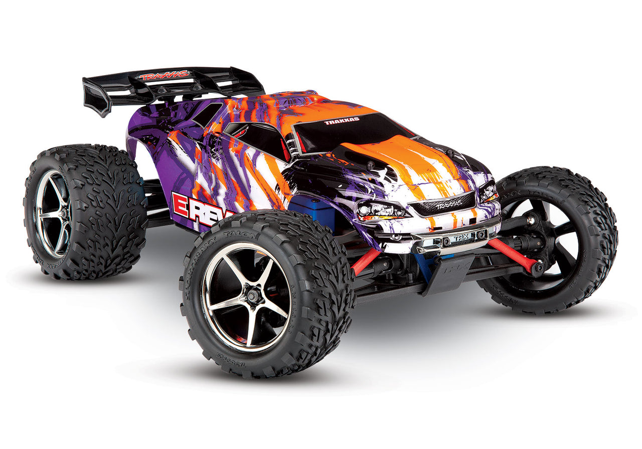 71076-8PURPLE Traxxas E-Revo VXL 1/16 4WD Monster Truck RTR - Purple