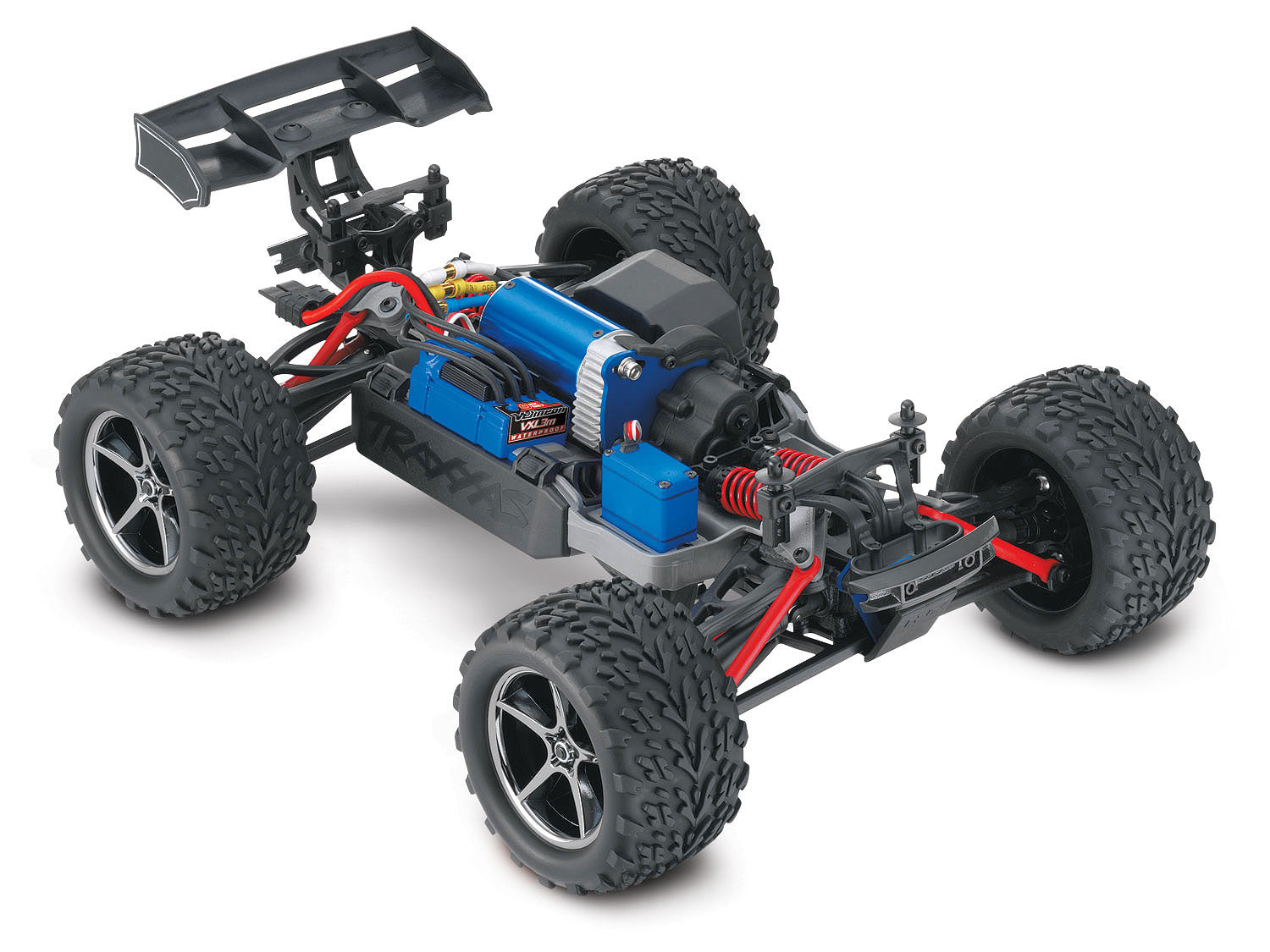 71076-8BLUEX Traxxas E-Revo VXL 1/16 4WD Monster Truck RTR
