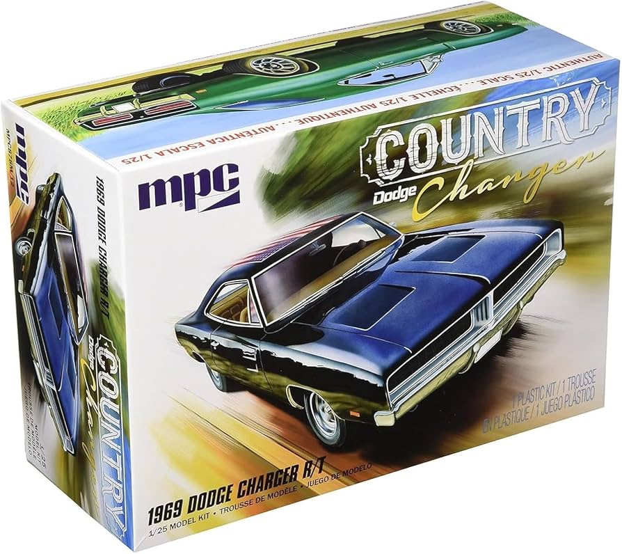 MPC878M/12 MPC 1969 Dodge "Country Charger" R/T 1/25 Model Kit (Level 2)