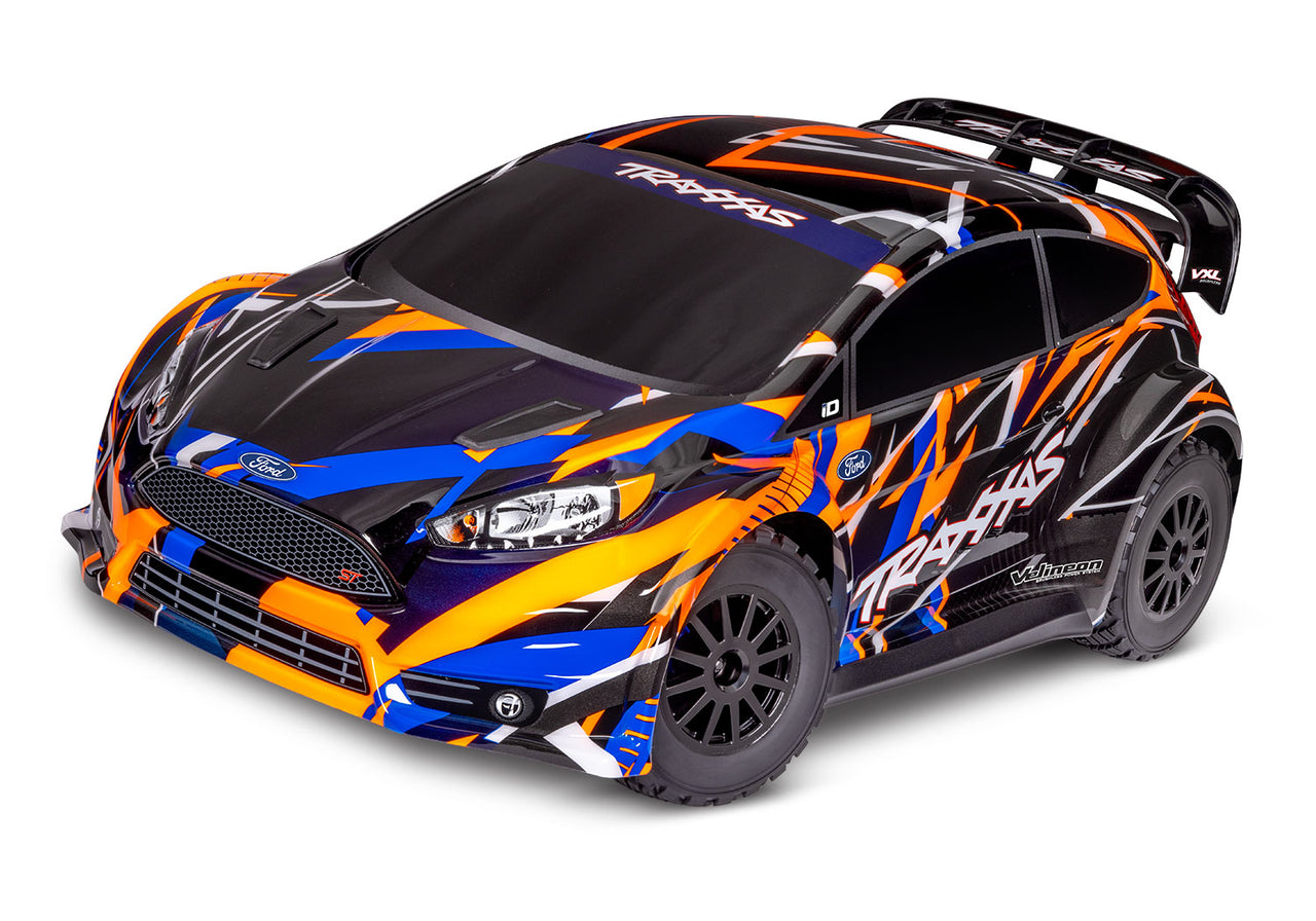 74276-4ORANGE Traxxas Ford Fiesta Rally VXL 4X4 - Orange