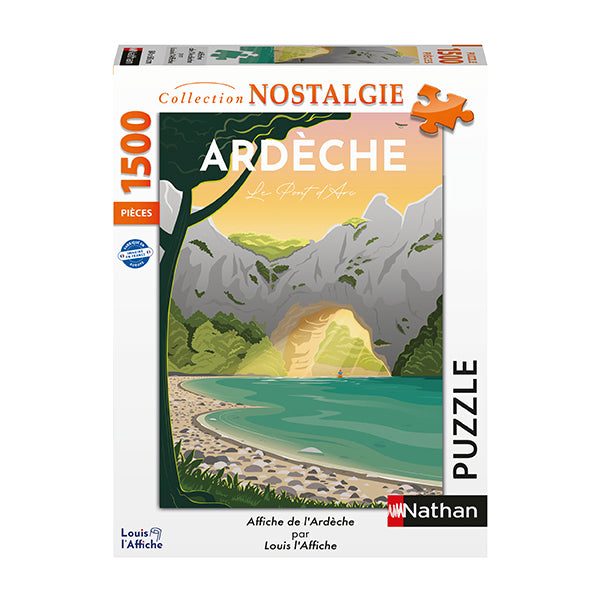 Affiche de l'Ardèche 1500-Piece Puzzle
