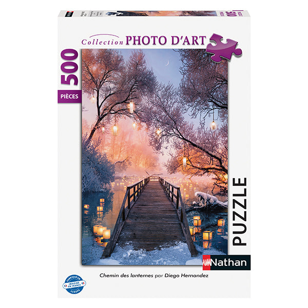 Chemin des lanternes D.Hernandez 500-Piece Puzzle