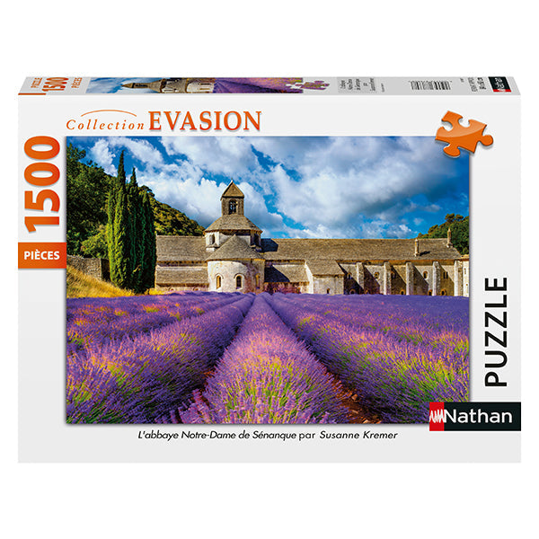 L'abbaye Notre-Dame de Senanque 1500-Piece Puzzle