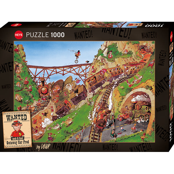 Getaway Car Fred, Wanted! 1000-Piece Puzzle