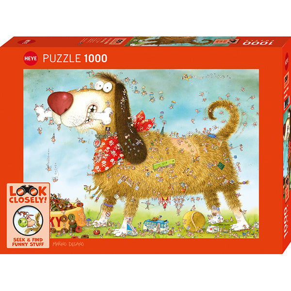At The Dog - Look Closely! 1000-Piece Puzzle