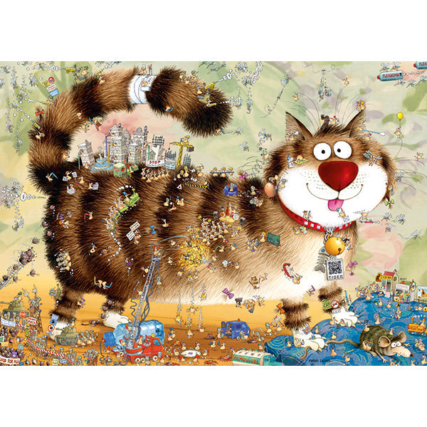 At The Cat - Look Closely! 1000-Piece Puzzle