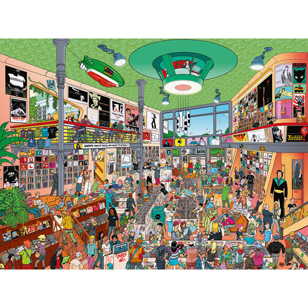 Record Store, Herold 1500-Piece Puzzle
