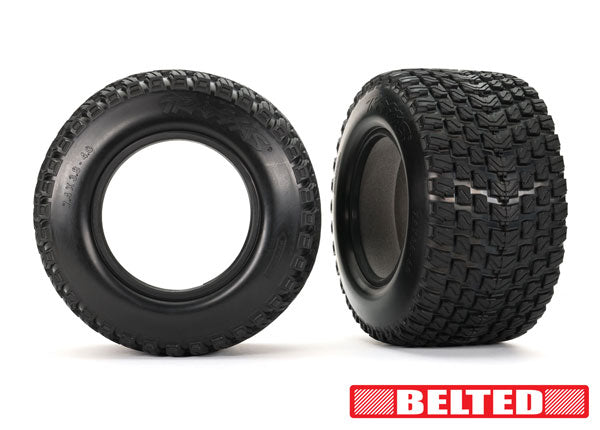 7860 Traxxas Tires, Gravix (belted, dual profile) Left & Right (2)