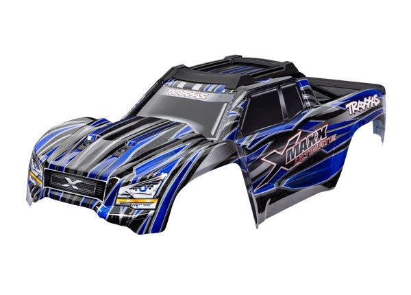 7868-BLUE Traxxas Body, X-Maxx Ultimate, blue (painted, decals applied)