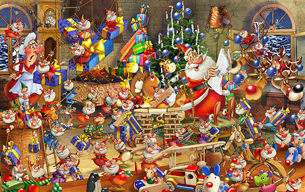 Christmas Chaos 1000-Piece Puzzle