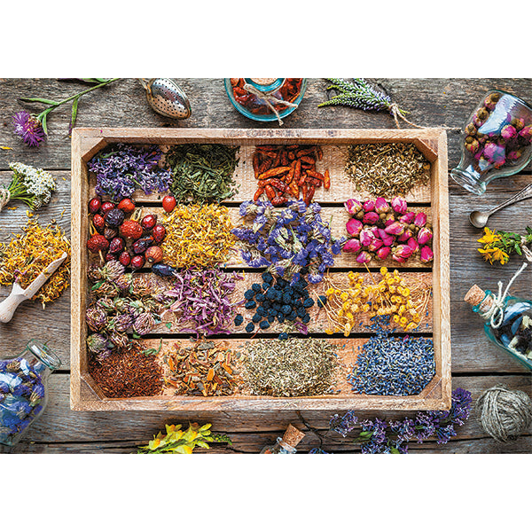 Puzzle de 1000 pièces sur les herbes médicinales