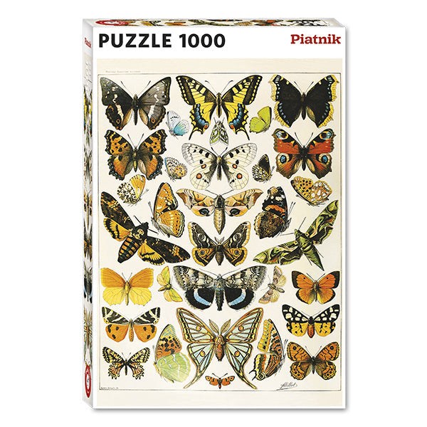 Butterflies and Moths 1000-Piece Puzzle