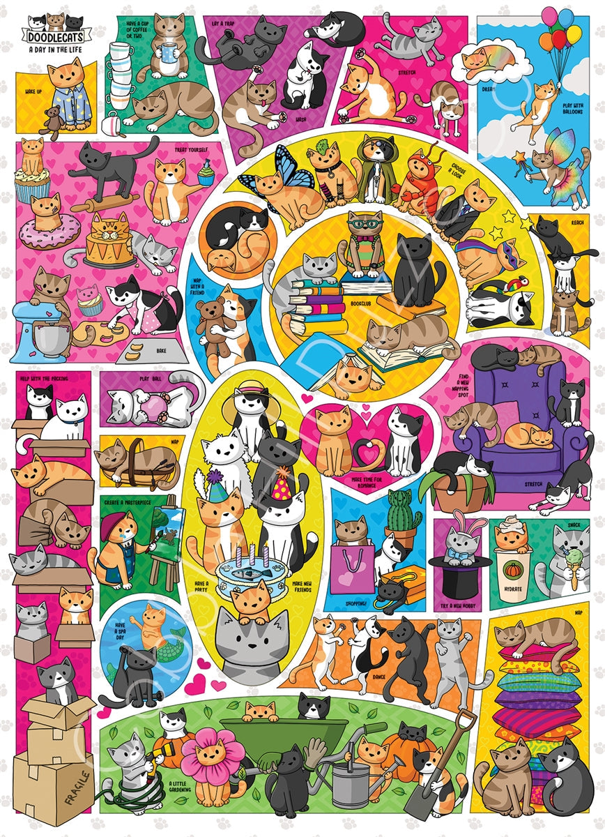 Doodlecats 1000-Piece Puzzle