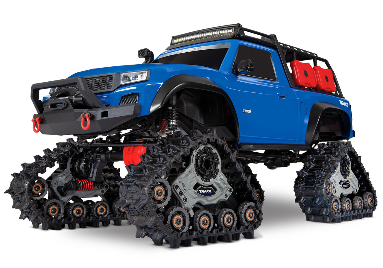 82234-4BLUE Traxxas TRX-4 with Deep-Terrain Traxx ( Clipless body ) - Blue