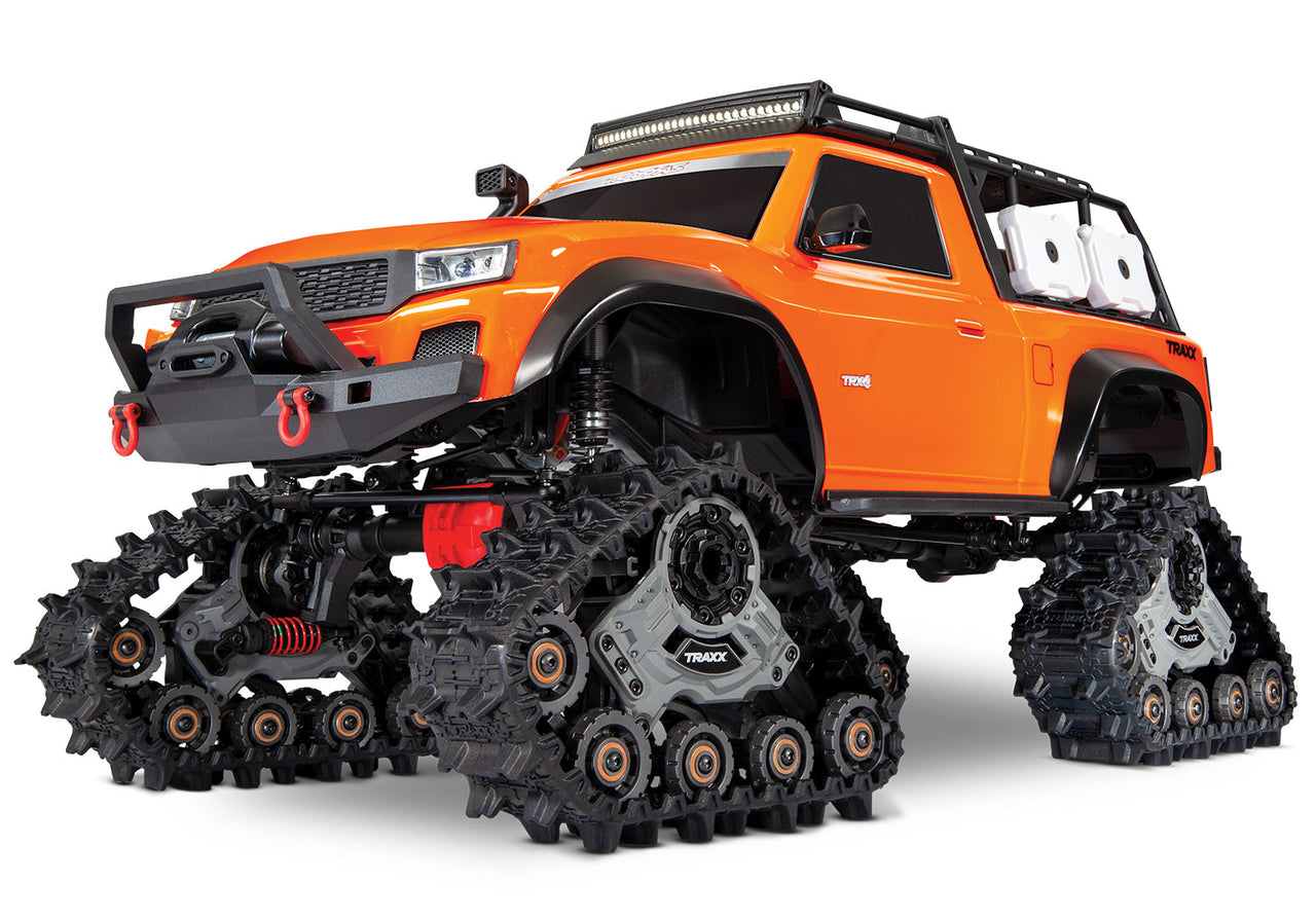 82234-4Orange Traxxas TRX-4 with Deep-Terrain Traxx ( Clipless body ) - Orange