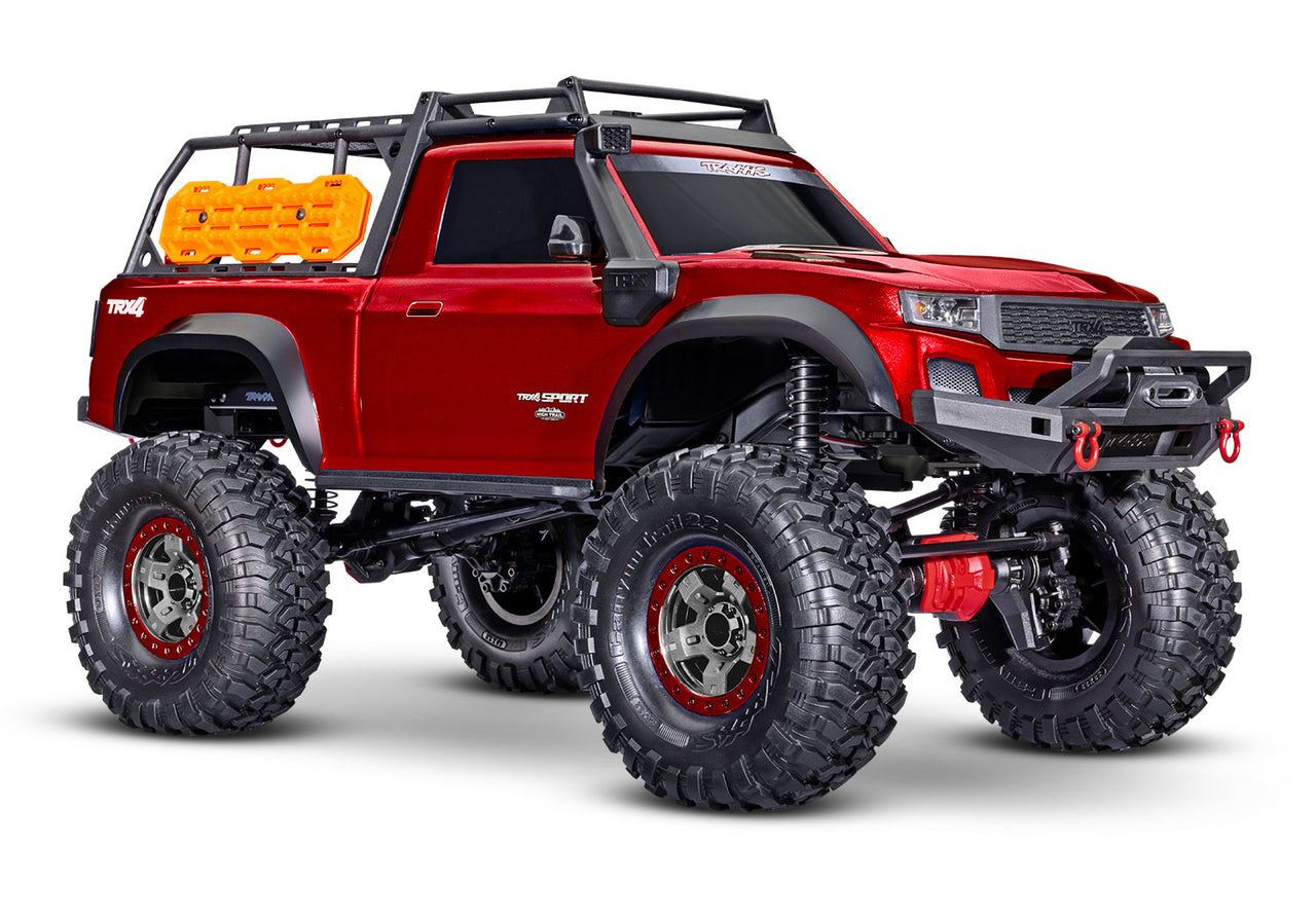 82044-4RED Traxxas TRX4 Sport High Trail Rouge métallisé [Treuil GRATUIT TRA8855 / Valeur 139,98]