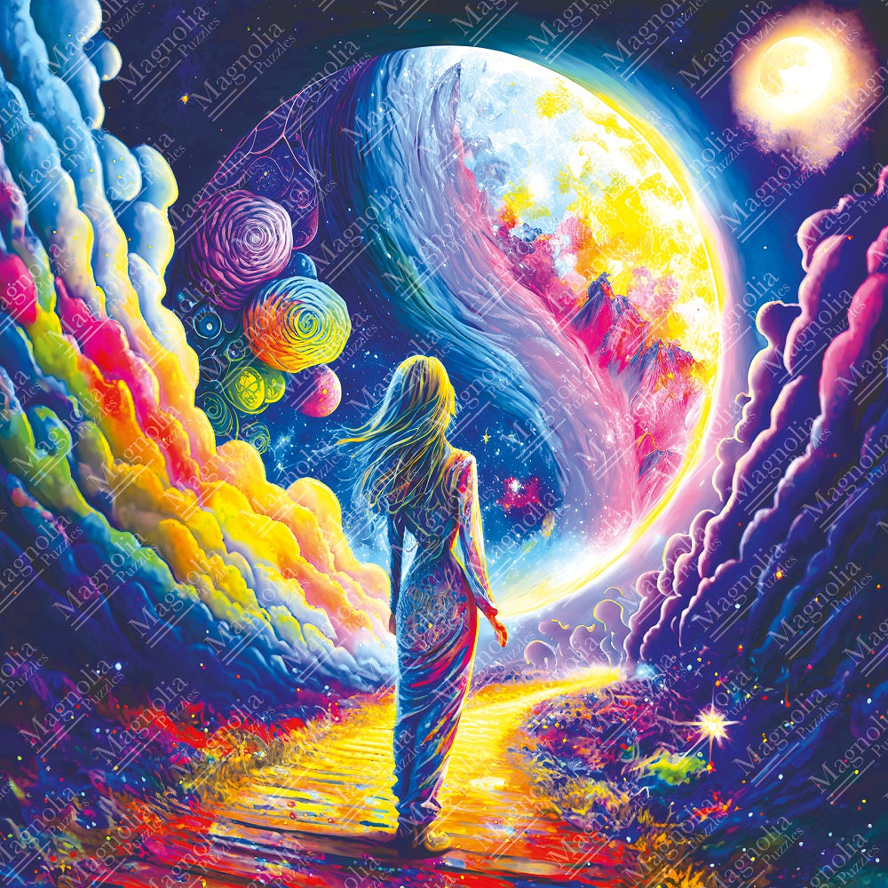 Puzzle Visite Astrale 1023 pièces