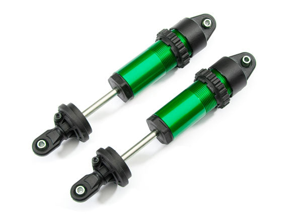 8961G Traxxas Shocks, GT-Maxx, aluminum (green-anodized)