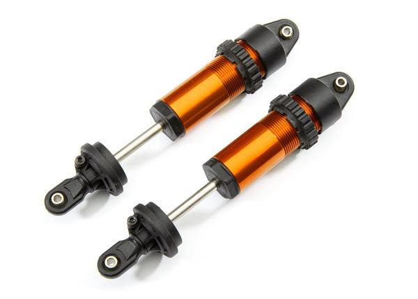 8961T Traxxas Shocks, GT-Maxx, aluminum (orange-anodized)