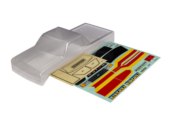 9020 Traxxas Body, Bigfoot No. 8, clear, requires painting(clipless)