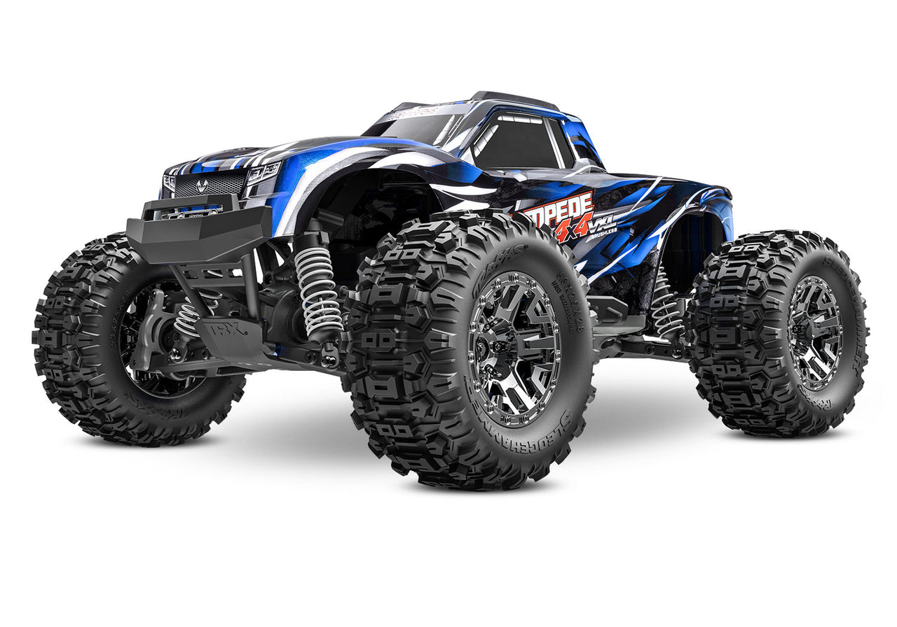 90376-4 Traxxas Stampede VXL Brushless 1/10 4X4 Monster Truck - Blue