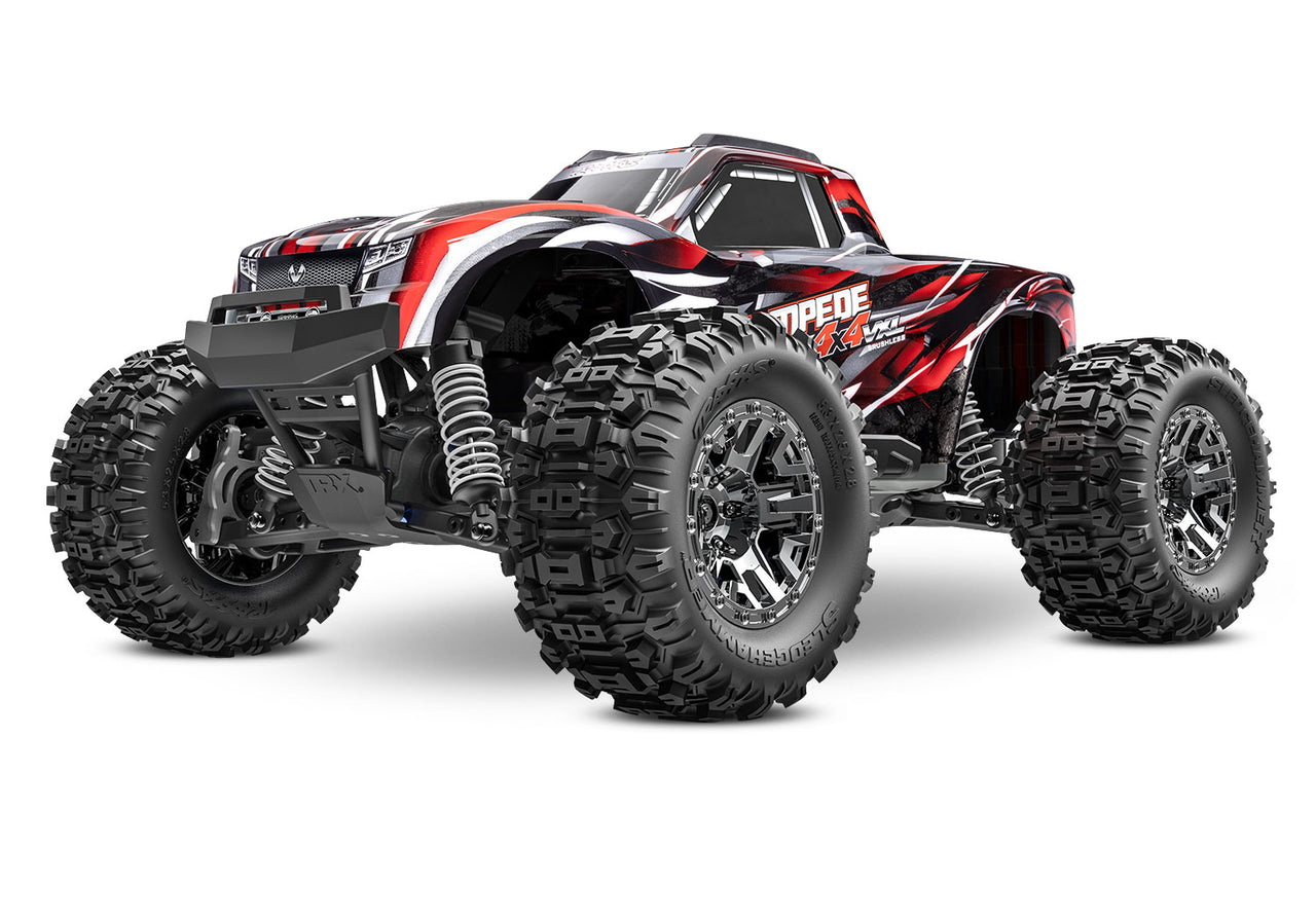 90376-4 Traxxas Stampede VXL Brushless 1/10 4X4 Monster Truck - Red